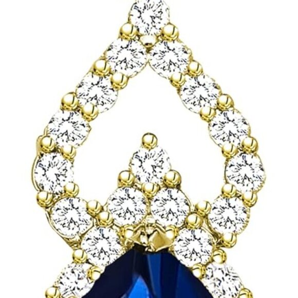 Necklace Pendant for Women,Teardrop Necklace Birthstone Necklace Pendant Jewelry - Picture 1 of 7